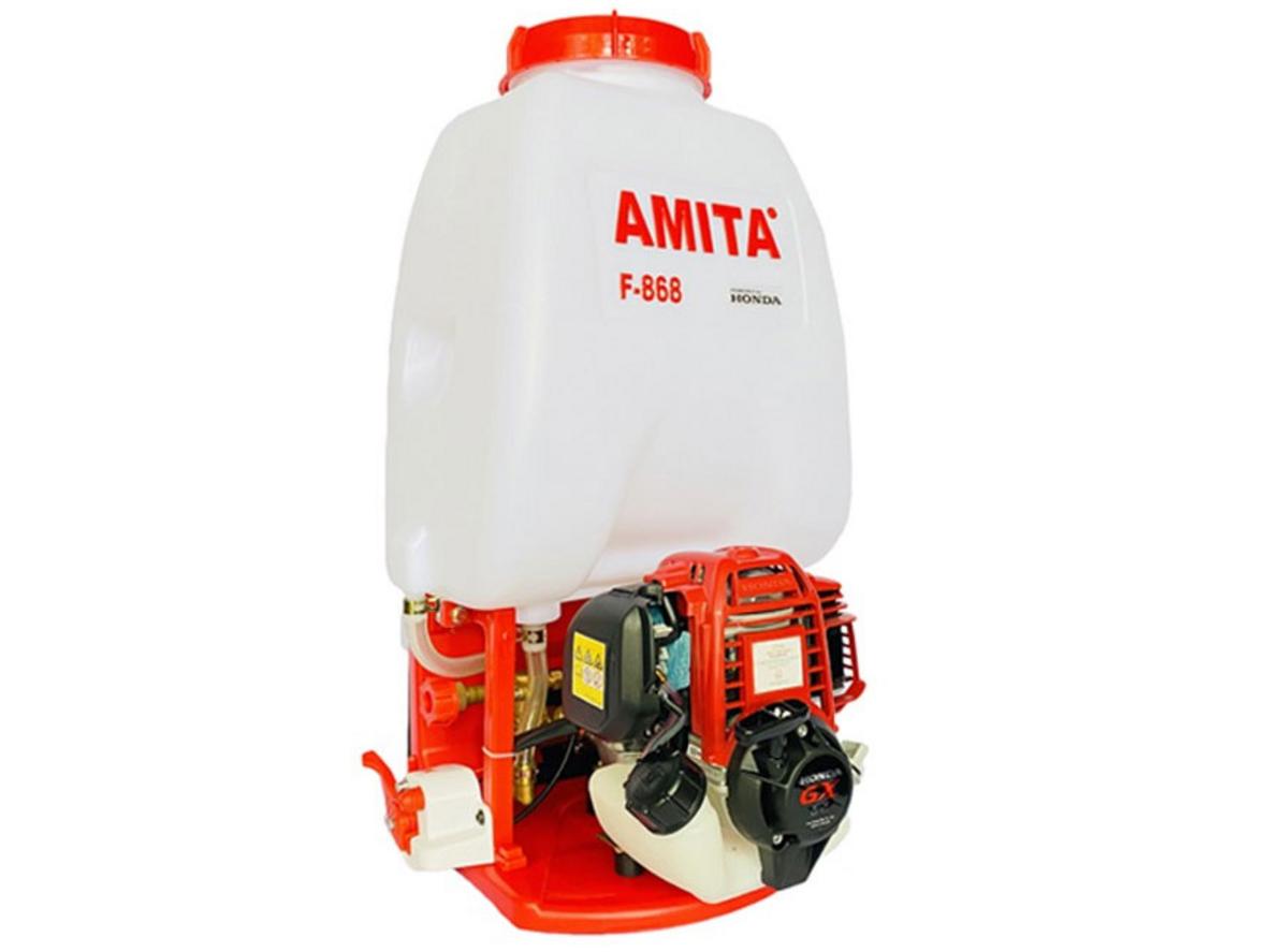 Máy phun thuốc Honda AMITA F-868 GX35 1.6HP — phun khỏe, bình 25 lít, phù hợp nhà vườn và nông hộ