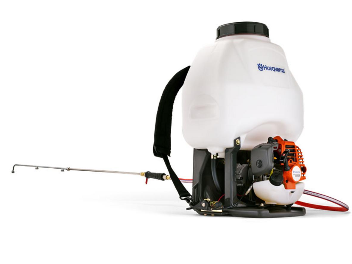 Máy phun thuốc 2 thì Husqvarna 321S25 đeo lưng 25 lít, phù hợp cho vườn và trang trại.