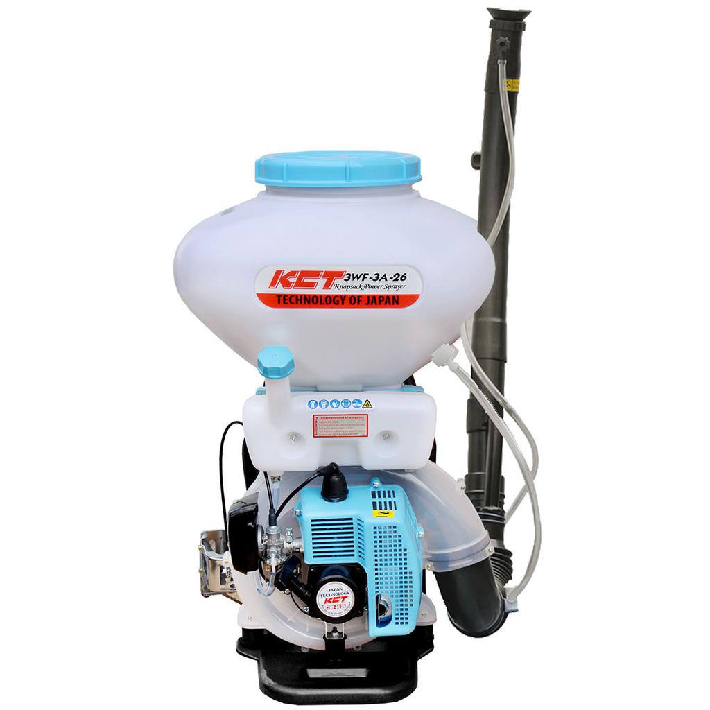 Máy phun thuốc KCT 3WF-3A-26 bình 26 lít, phù hợp phun xa trên diện rộng.