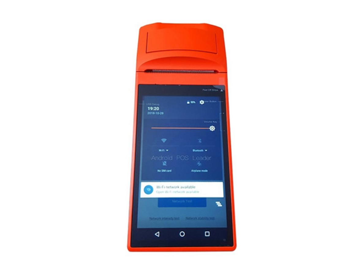Máy Pos bán hàng cầm tay Sunmi V1S gọn nhẹ, in bill liền máy cho quầy bán hàng nhỏ.