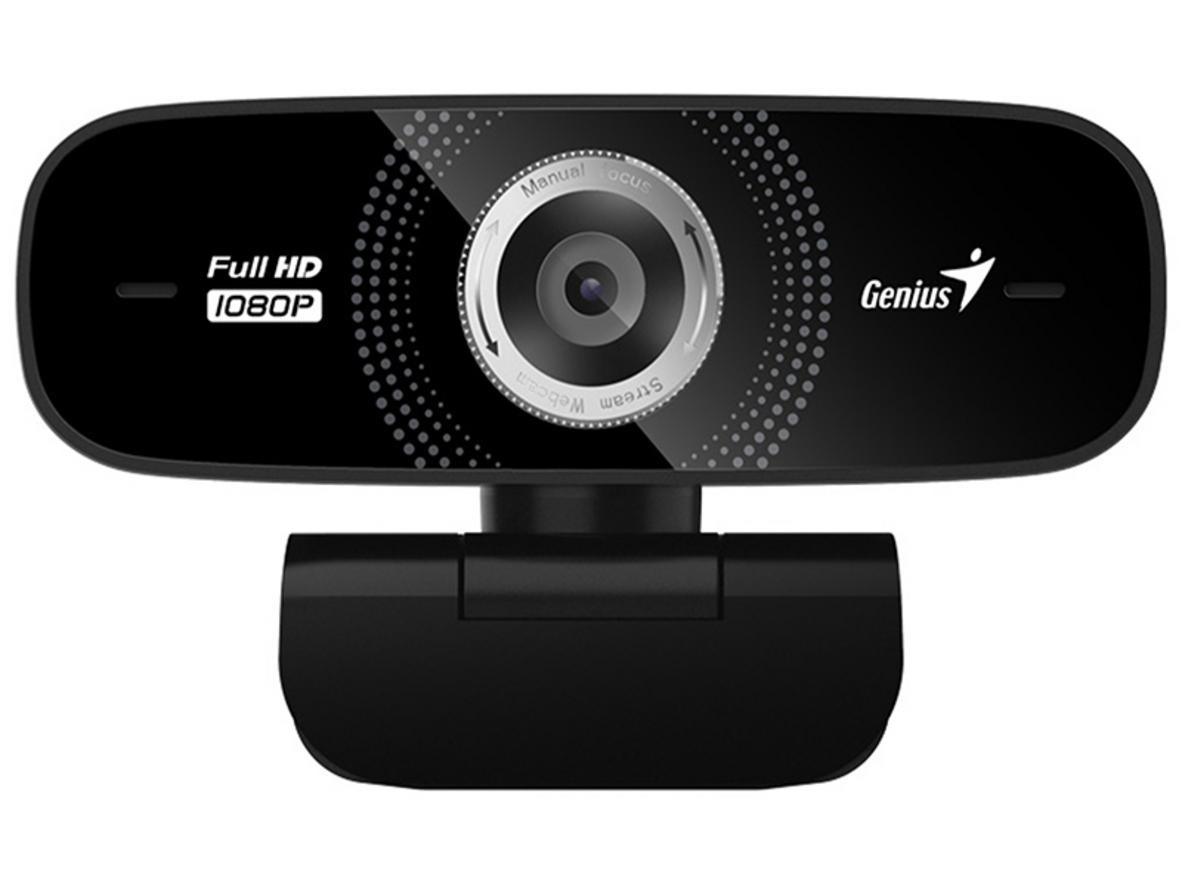 Máy quay FaceCam Genius 2000X nhỏ gọn, cắm USB là dùng, phù hợp học online và họp trực tuyến.
