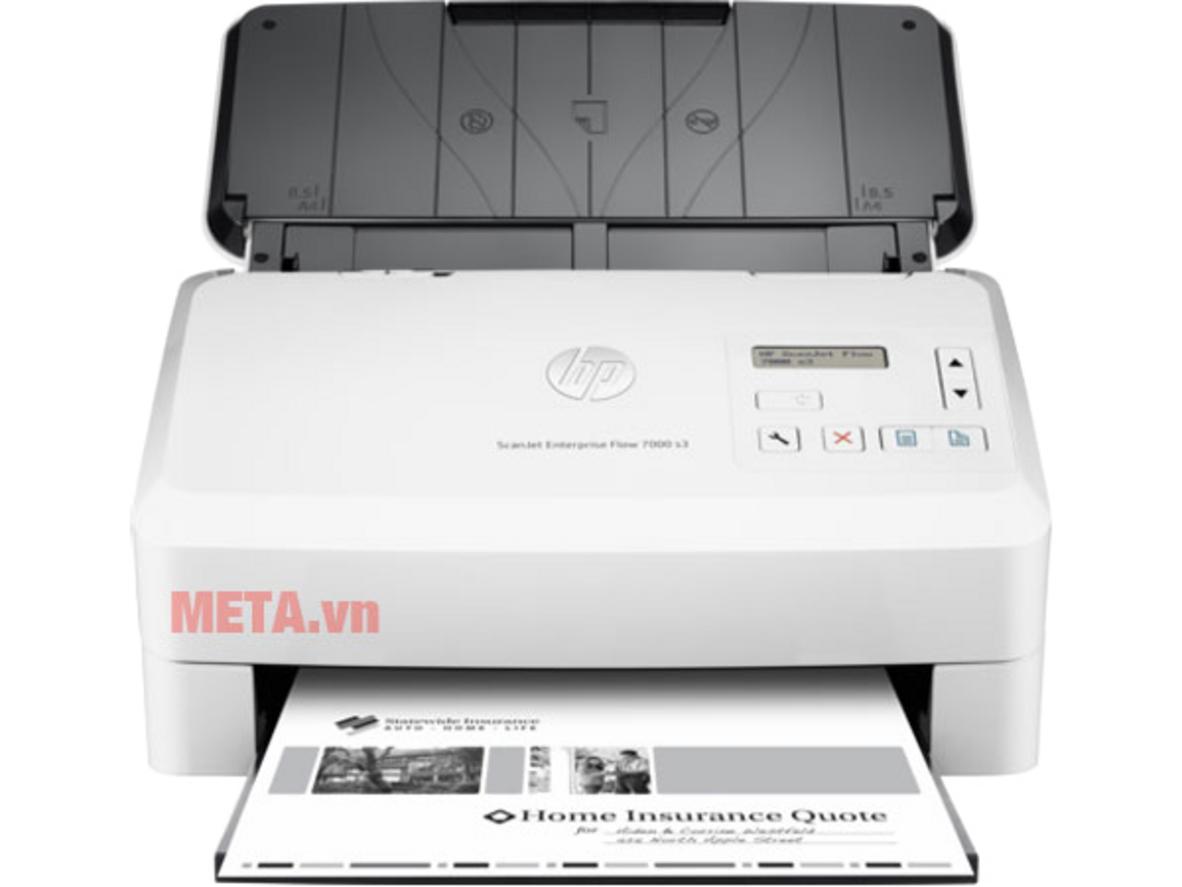 HP Enterprise Flow 7000 S3 - L2757A xử lý quét hai mặt tốc độ cao cho văn phòng cường độ lớn.