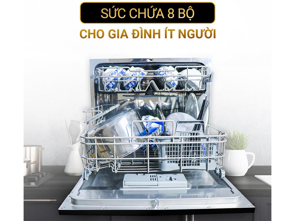 Lựa chọn gọn đẹp cho bếp Việt và gia đình nhỏ.