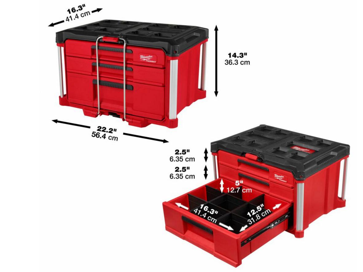 Milwaukee 48-22-8447 tương thích hệ PACKOUT™ mô-đun