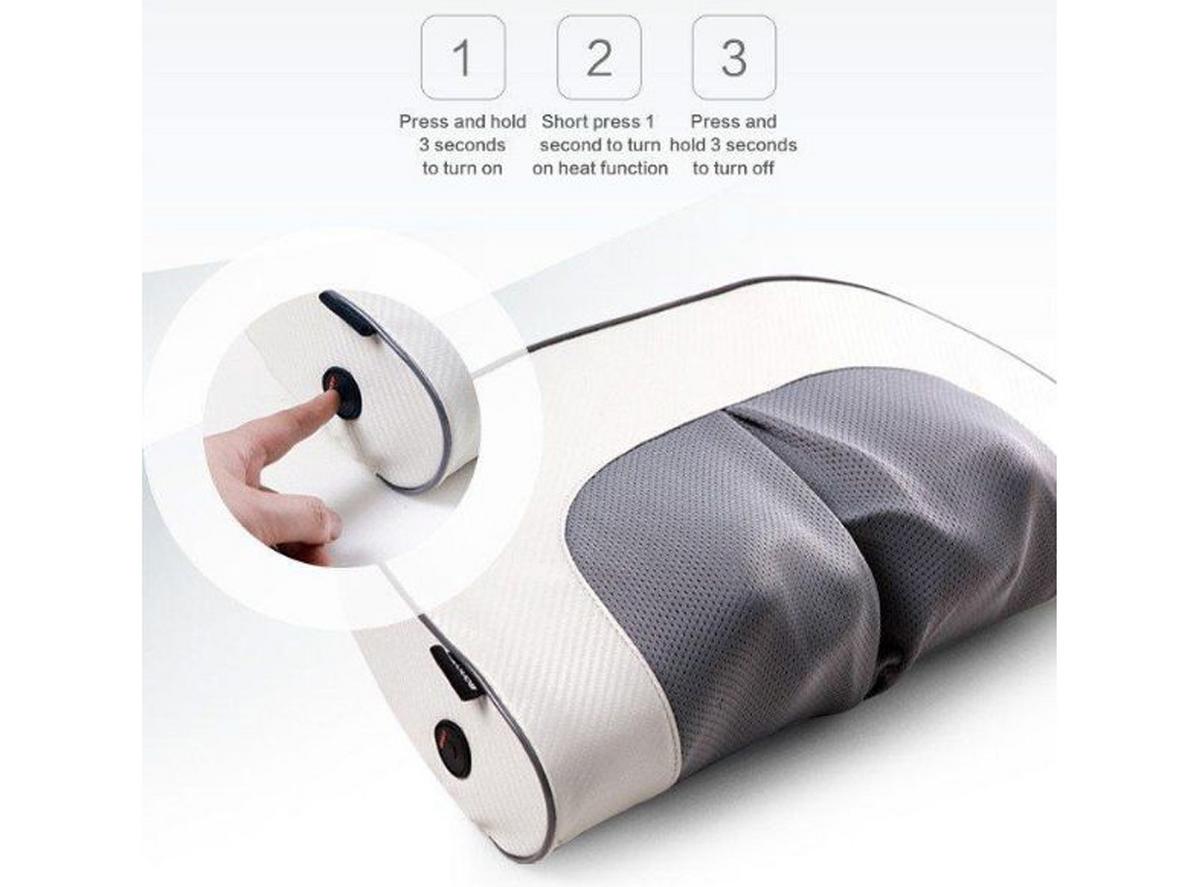 8 con lăn 3D xoay đảo chiều giúp ORM-S6 massage sâu và đều lực hơn.