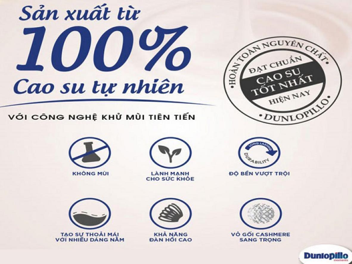 Phân tử bạc kháng khuẩn hỗ trợ giữ gối sạch và an tâm hơn.