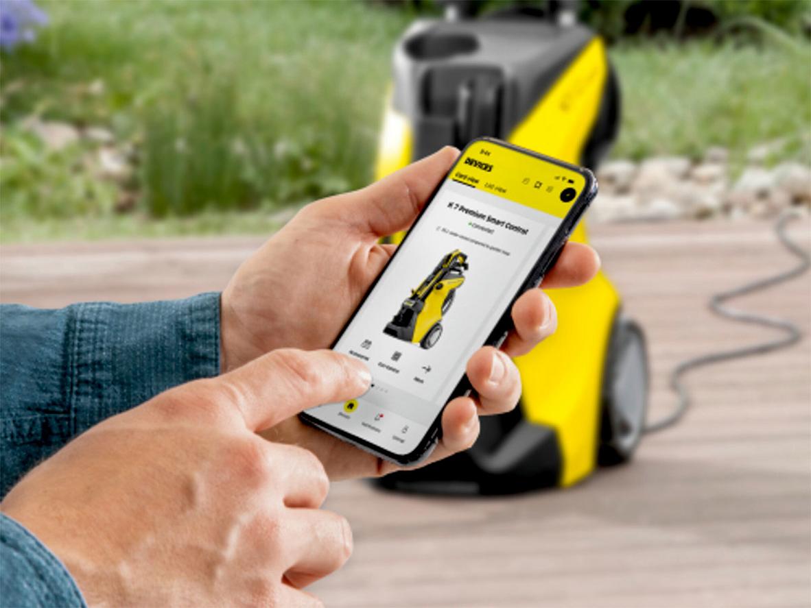 Bộ phụ kiện đi kèm của Karcher K 2 Power Control Car hỗ trợ rửa xe và vệ sinh quanh nhà.