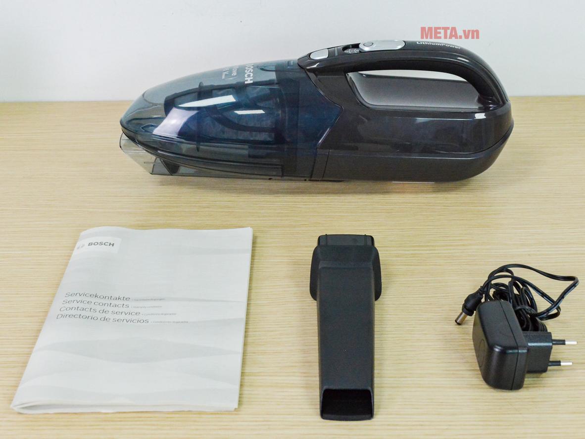 Pin Lithium-ion 16V giúp Bosch BHN16L hoạt động không dây đến 40 phút.