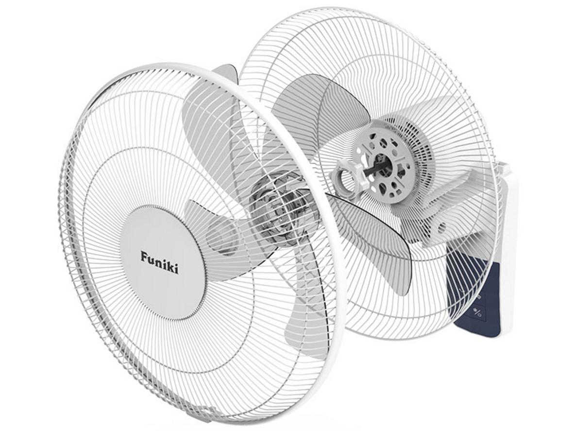 5 cánh ABS, sải cánh 40cm giúp gió trải rộng hơn cho nhiều không gian.