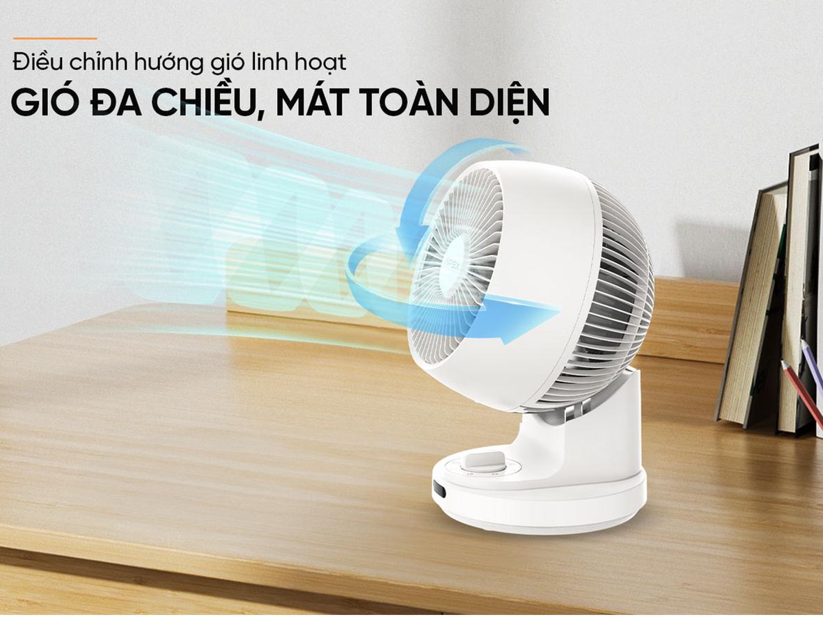 Thiết kế 1.6 kg giúp dễ di chuyển và bố trí trong không gian hạn chế.