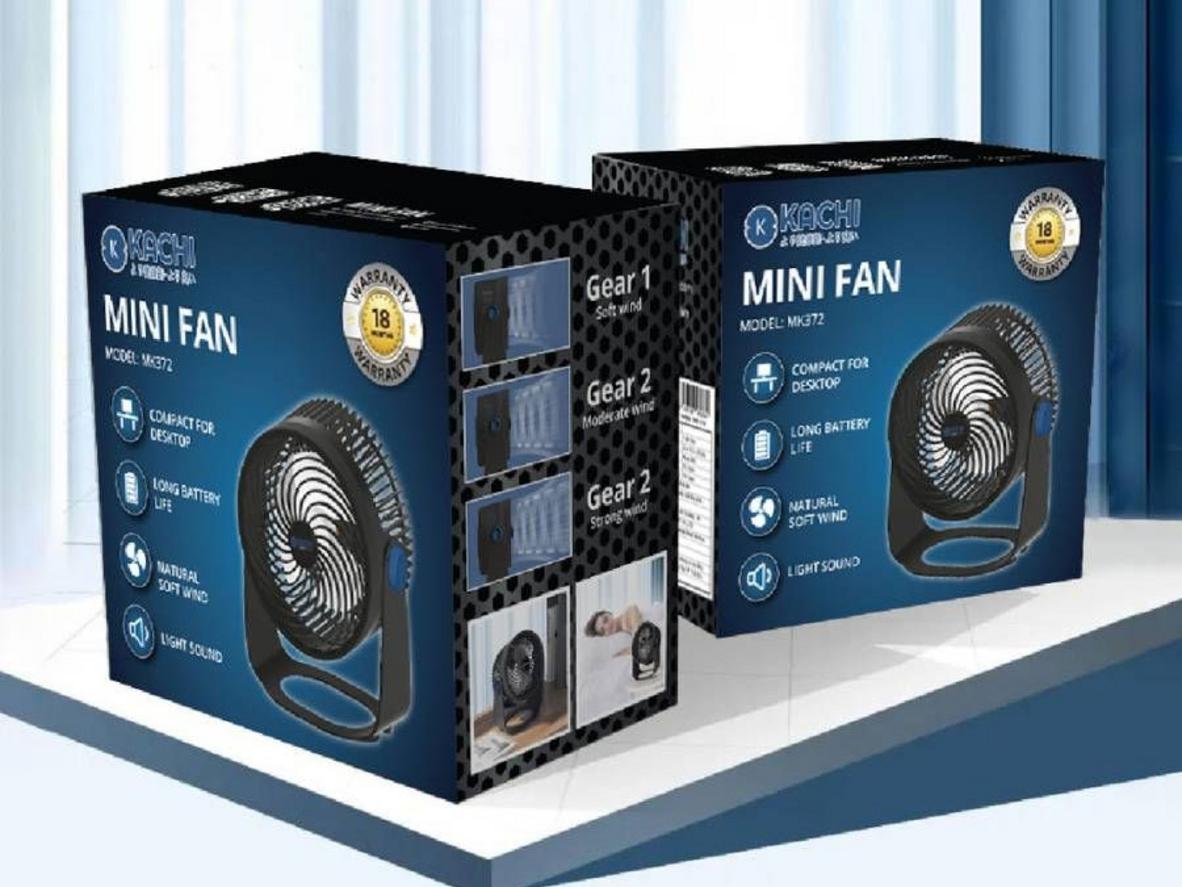 Kachi MK372 linh hoạt để bàn và treo tường, phù hợp nhiều không gian nhỏ.