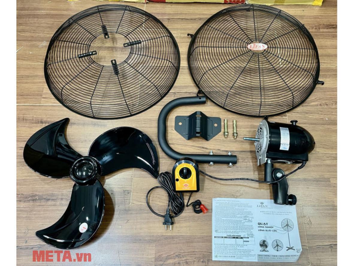 Lồng sơn tĩnh điện giúp quạt treo tường Lifan bền hơn trong môi trường sử dụng thường xuyên.