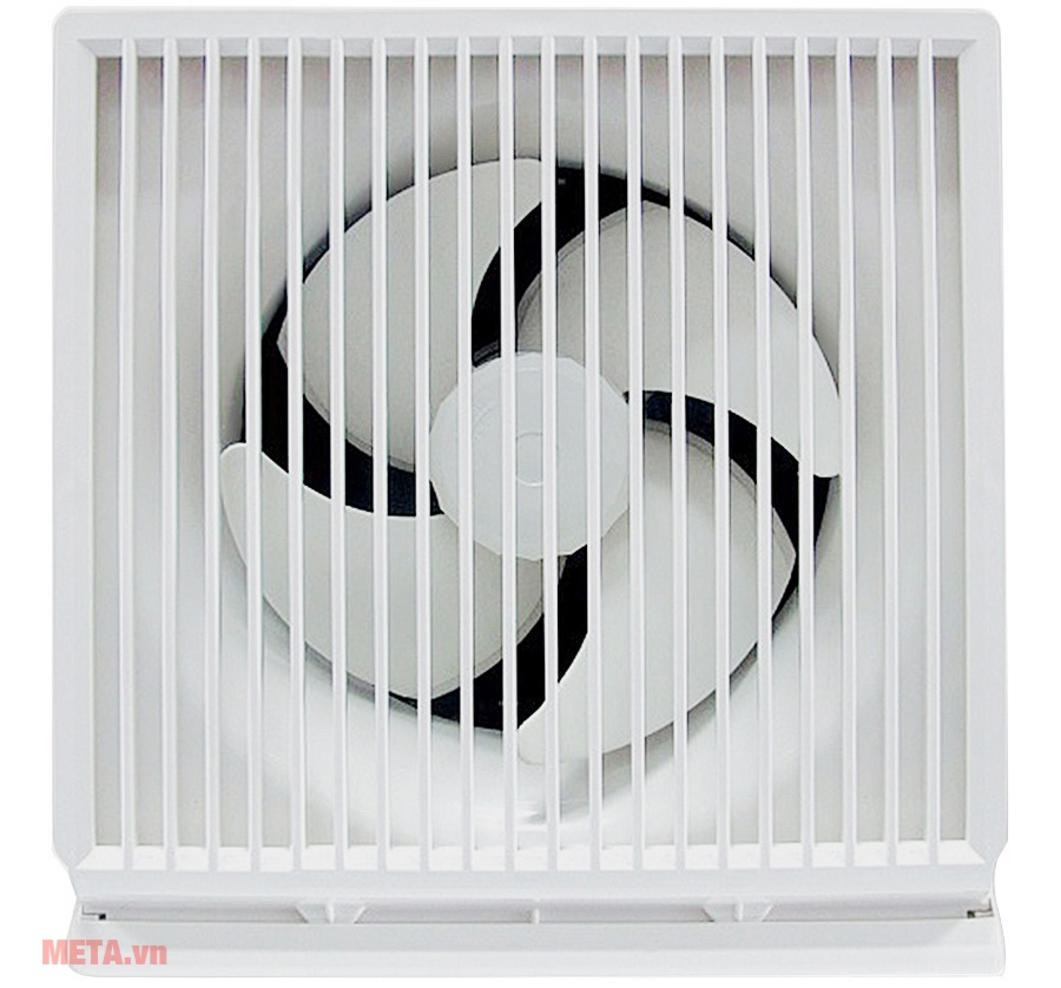 Quạt thông gió ốp tường Mitsubishi EX-15SK5-E thiết kế gọn, phù hợp không gian nhỏ.