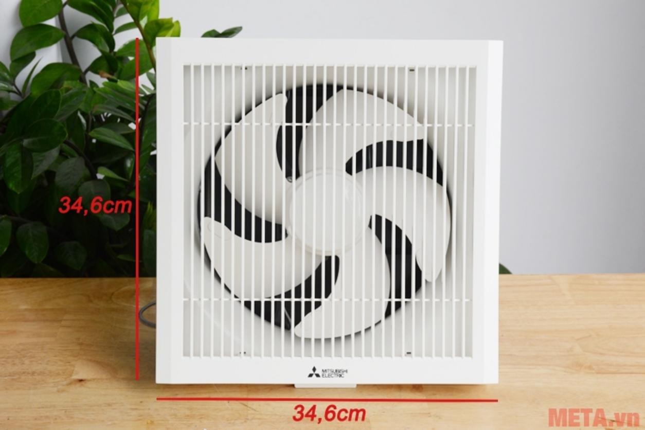 Các công nghệ và thông số nổi bật của quạt thông gió ốp tường Mitsubishi EX-25SKC5T (EX-25SKC7T).