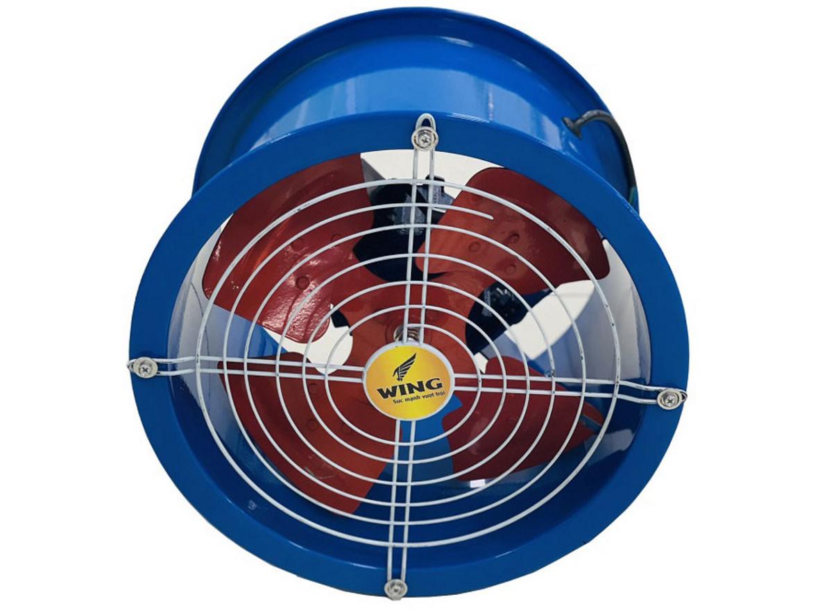 Quạt thông gió Wing TM 350-2 công suất 750W, lưu lượng gió 9.000 m3/h.