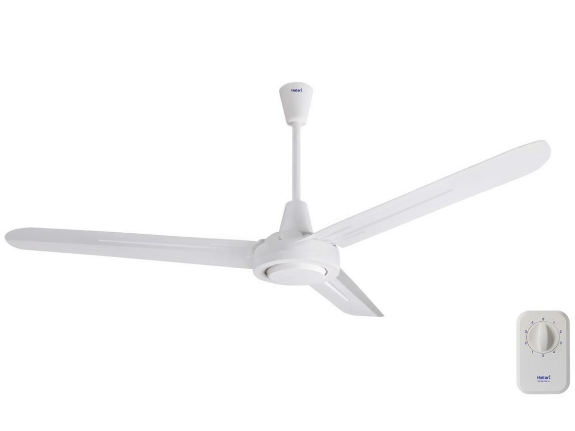 Quạt trần 3 cánh Hatari C48M1 với sải cánh 120cm, phù hợp phòng vừa và không gian sinh hoạt cần gió ổn định.