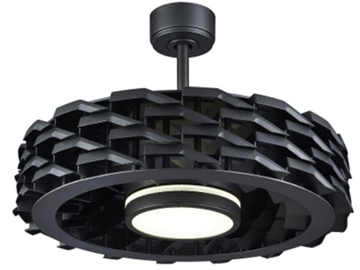 Quạt trần Benny Firenze BF-C73BLS không cánh, thiết kế hiện đại cho phòng khách và căn hộ.