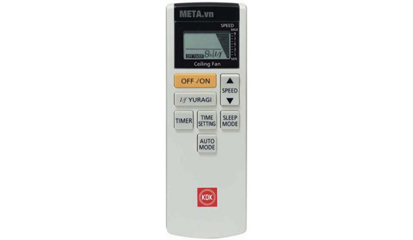 Quạt trần KDK T60DW mang lại cảm giác mát êm, phù hợp phòng khách và phòng ngủ rộng.