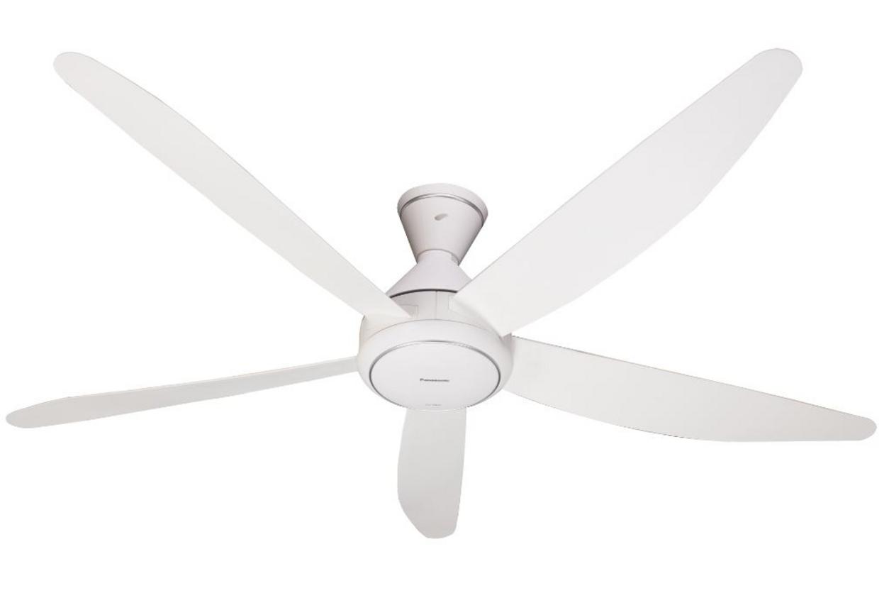 Quạt trần Panasonic 5 cánh F-60GDN phù hợp phòng khách, phòng ăn và sảnh lớn.