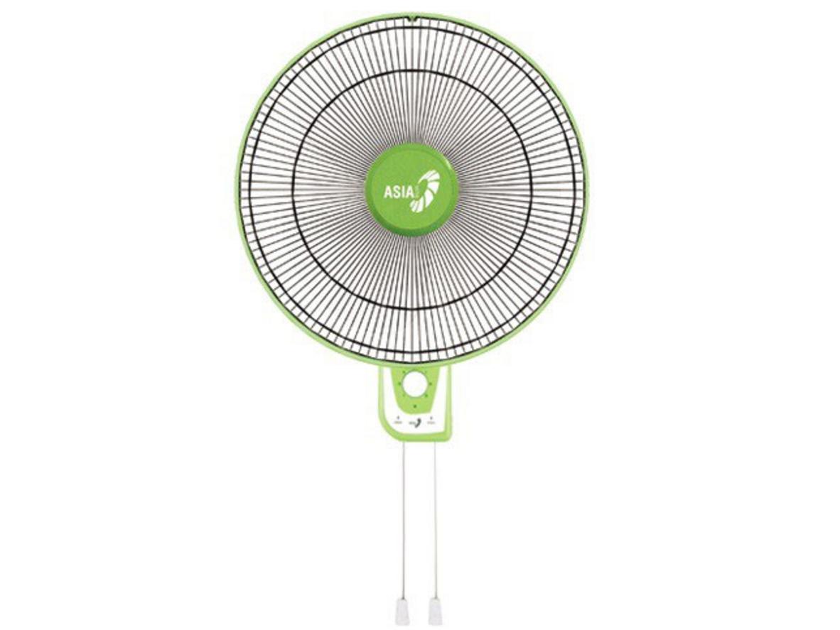 Quạt treo tường Asia VY357290 gọn diện tích, phù hợp phòng nhỏ và khu vực cần lối đi thông thoáng.