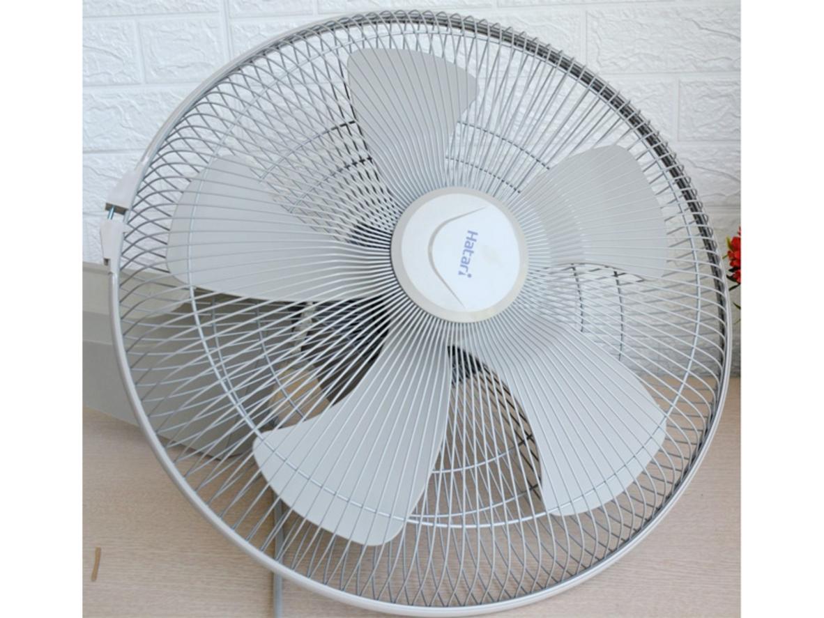 Hatari IW18M1 nổi bật với động cơ bạc đạn và luồng gió mạnh cho không gian rộng.
