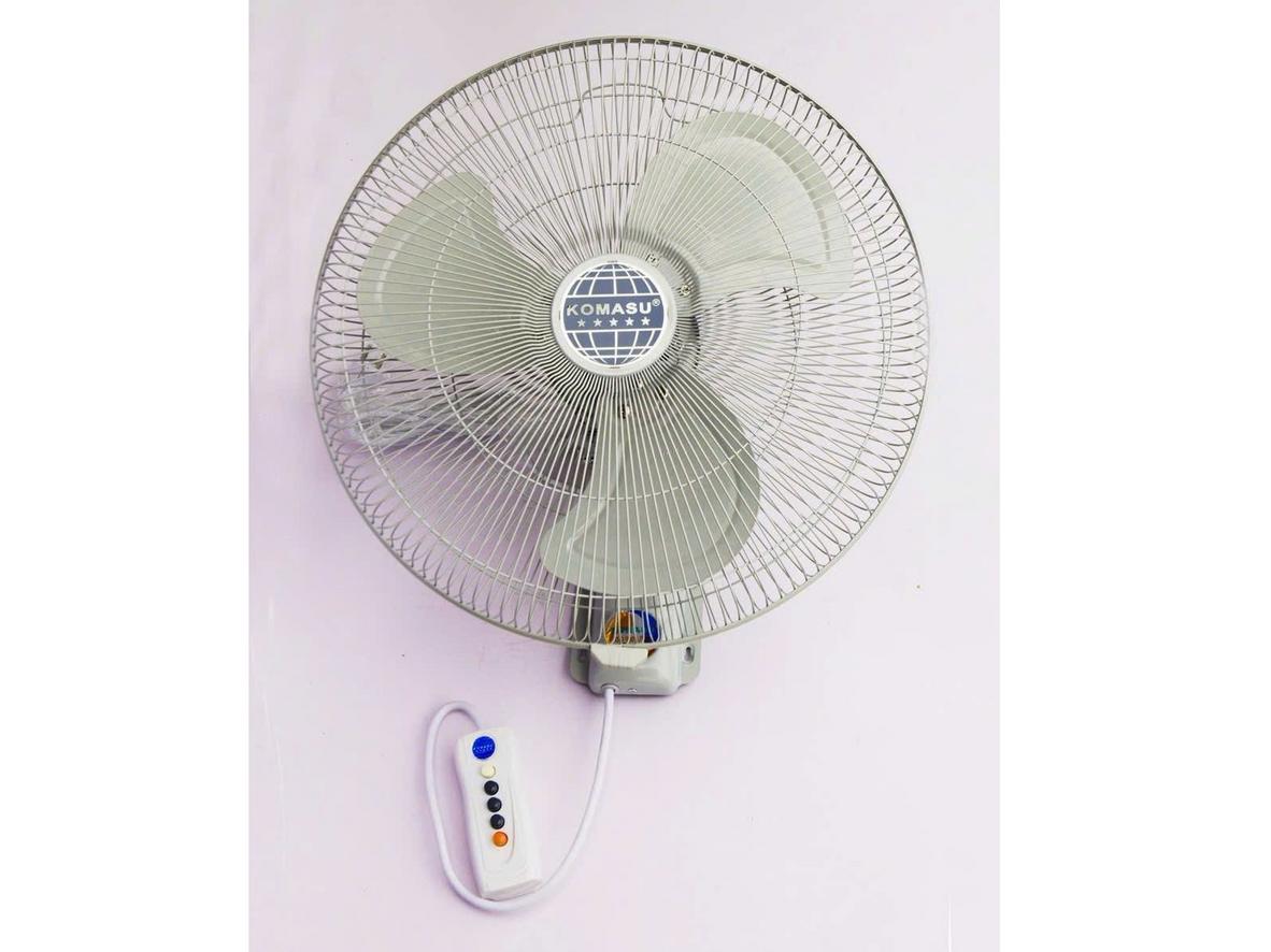 Quạt treo tường Komasu KM50CT (lồng mạ, công tắc bấm)