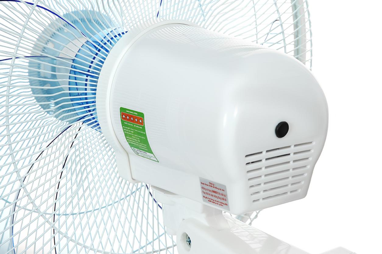 Sải cánh 39,5cm giúp quạt phủ gió tốt trong không gian nhỏ.
