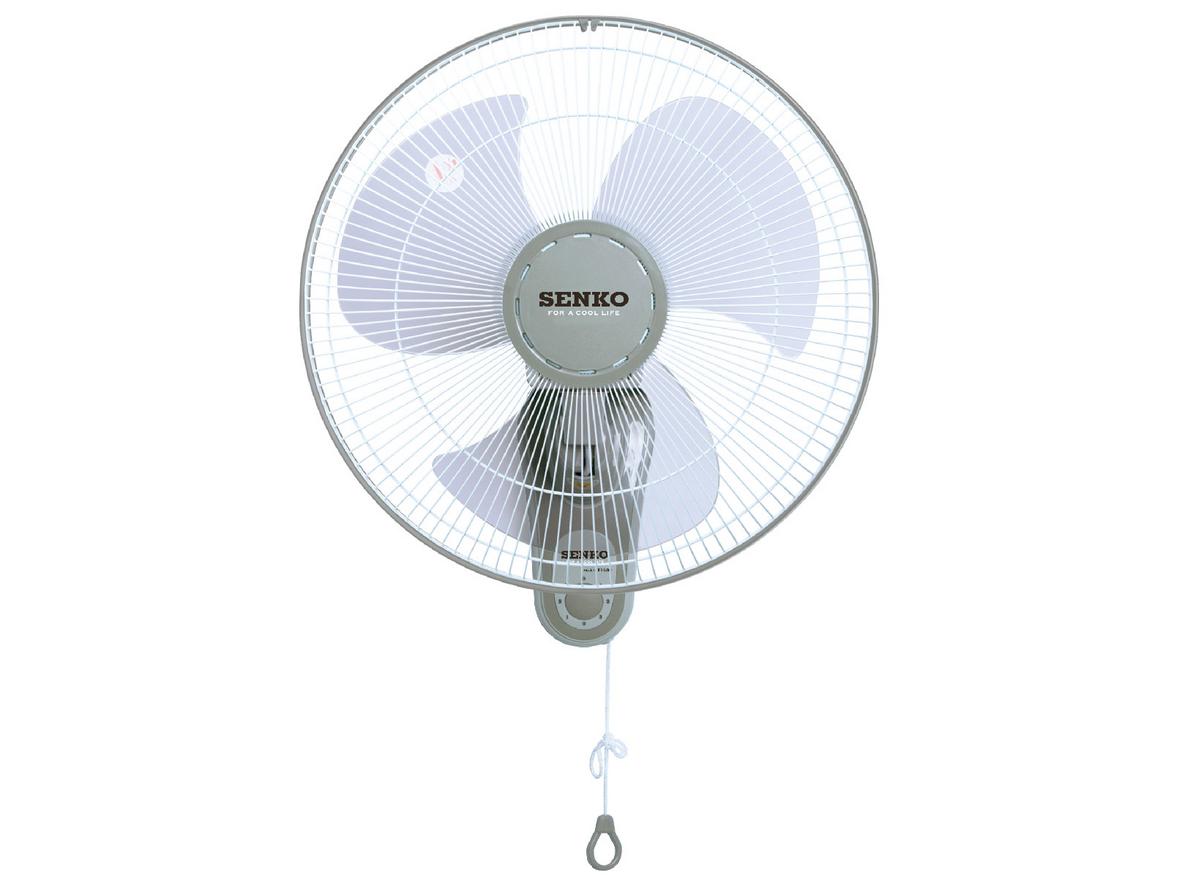 Quạt treo tường Senko T1680 gọn diện tích, phù hợp phòng nhỏ và không gian sinh hoạt hẹp.