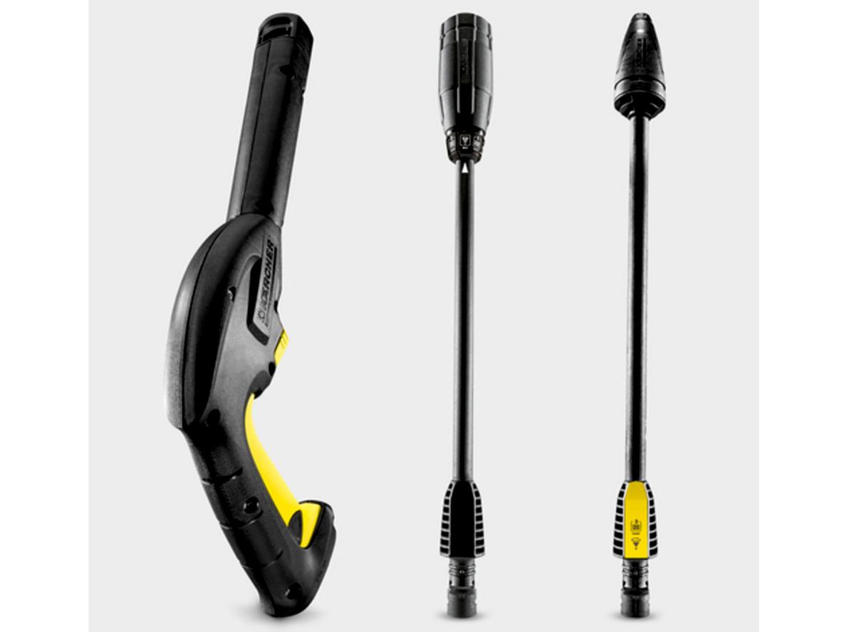 Quick Connect và dây PremiumFlex 10 m giúp thao tác nhanh, ít rối dây.