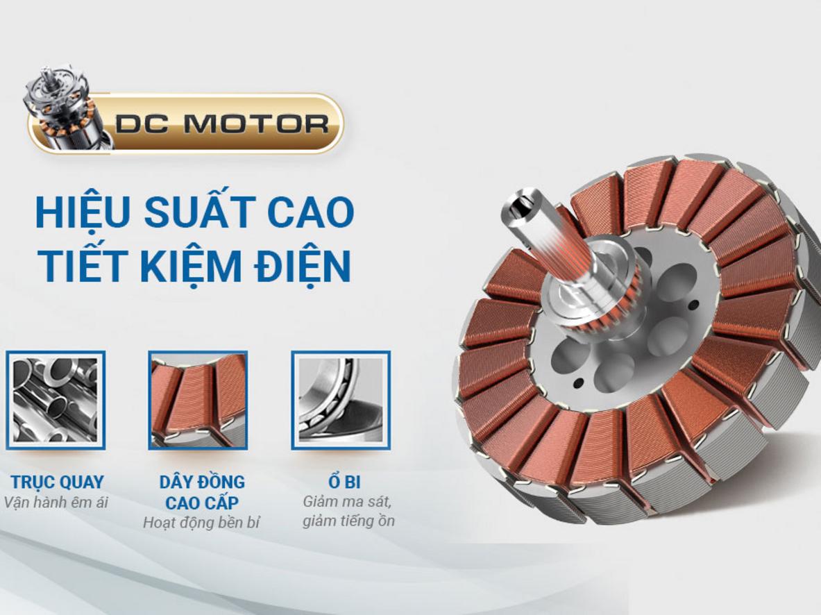 Remote, 6 cấp gió và hẹn giờ 4 giờ giúp sử dụng quạt thuận tiện hơn.