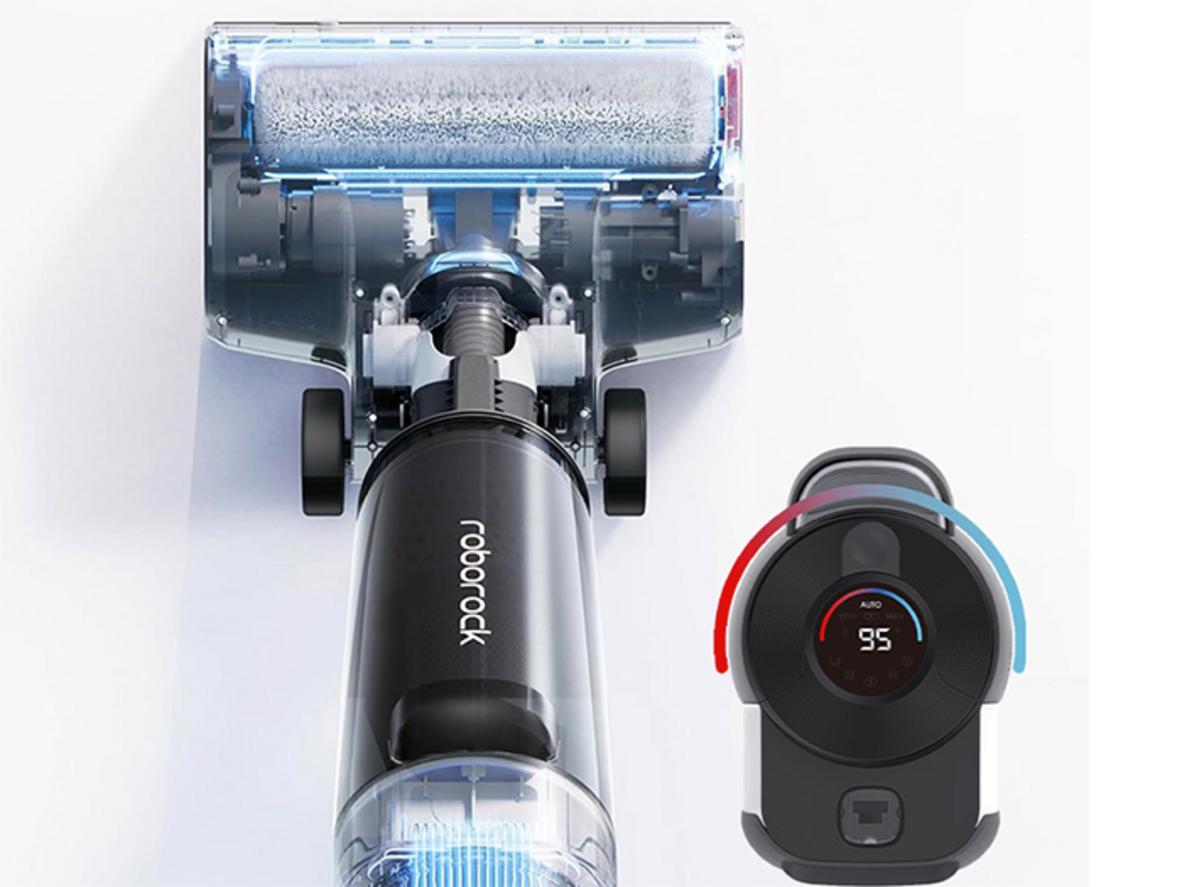 RevoBrush Self-Cleaning giúp giảm công vệ sinh con lăn sau khi dọn.