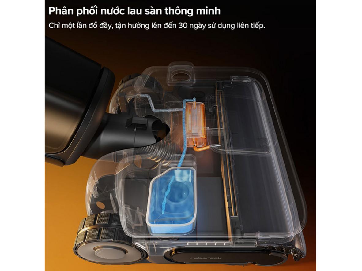 FlatReach 180° giúp máy luồn vào gầm thấp khoảng 12,4 cm.