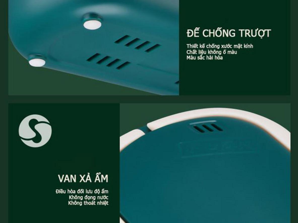 250W giúp hâm nóng nhanh, phù hợp bữa trưa bận rộn.