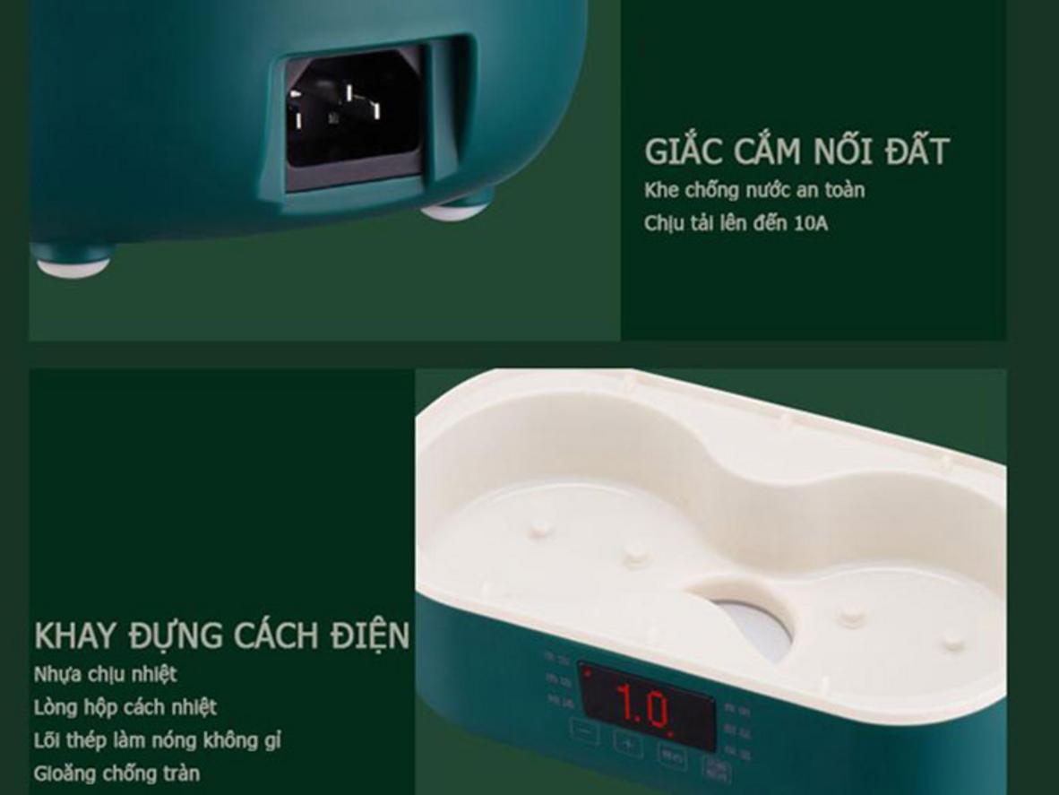 Vỏ nhựa cách nhiệt giúp cầm nắm an toàn hơn.