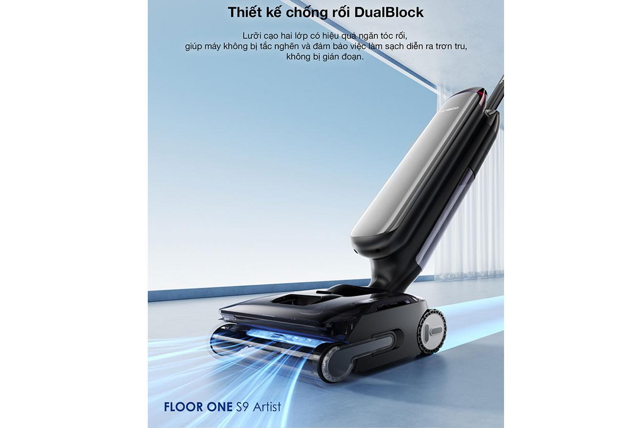 DualBlock giúp giảm tình trạng tóc quấn vào con lăn.