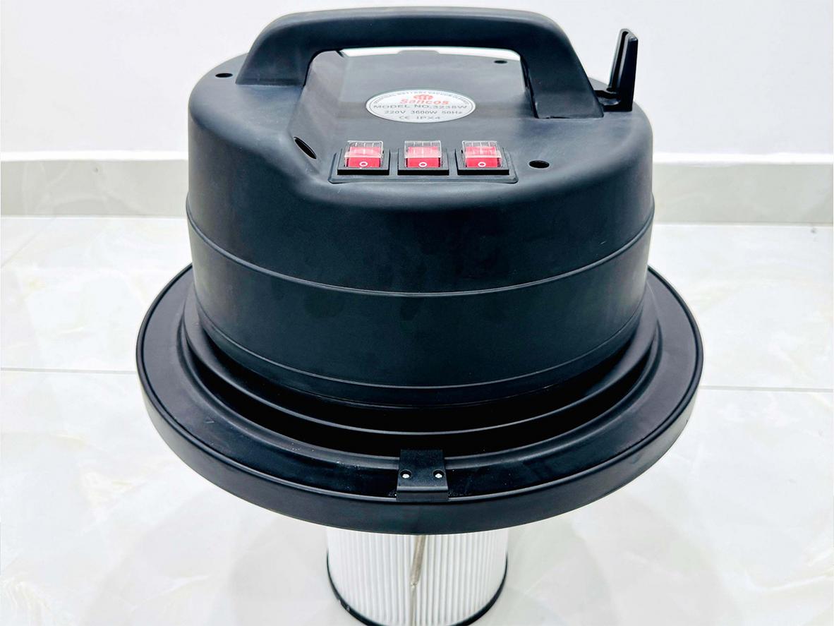 Sancos 3238W phù hợp nhà xưởng, kho bãi và khách sạn cần làm sạch cường độ cao.
