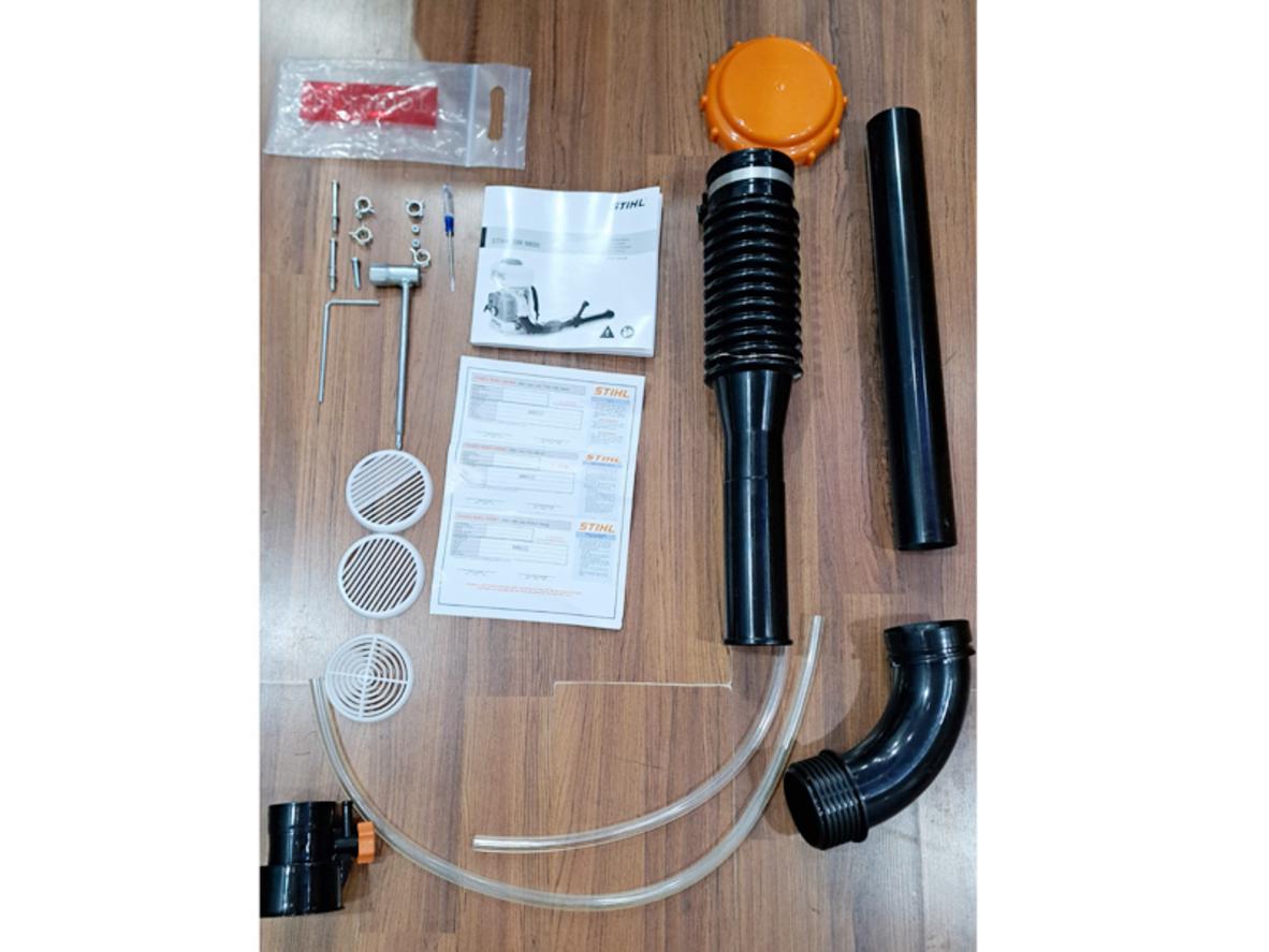 Động cơ 2 thì 56,5cc của STIHL SR 5600 tạo lực phun ổn định cho ca làm việc dài.