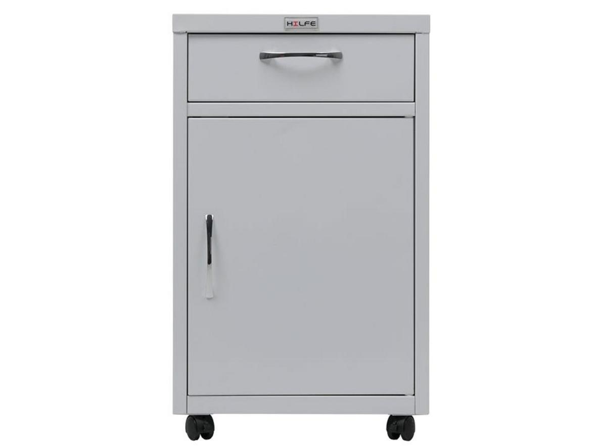 Thép sơn tĩnh điện giúp hộc tủ y tế bền hơn và dễ vệ sinh hơn trong môi trường làm việc thường xuyên khử khuẩn.