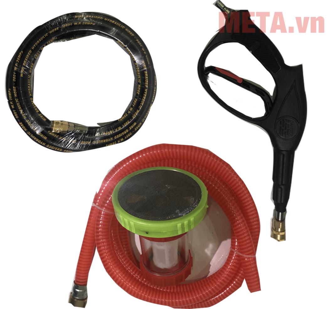 Lưu lượng 14 lít/phút giúp máy làm sạch hiệu quả và tiết kiệm hơn trong sử dụng thực tế.