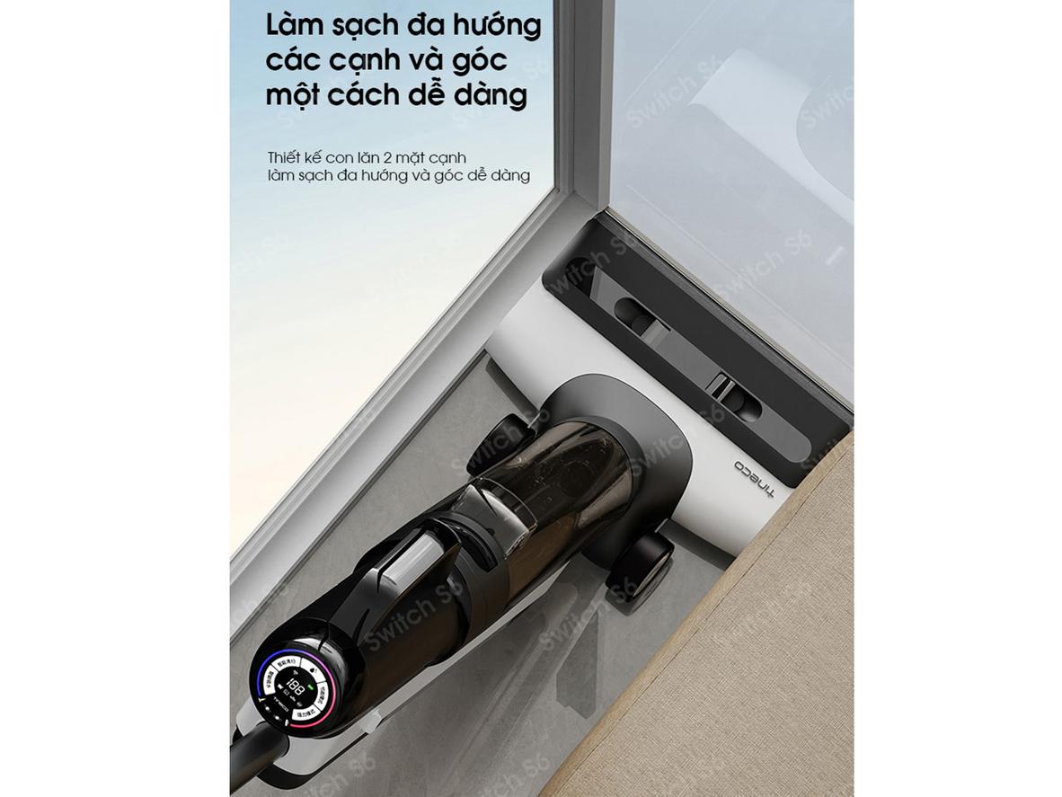 Độ ồn dưới 78dB giúp máy phù hợp dọn dẹp thường xuyên.