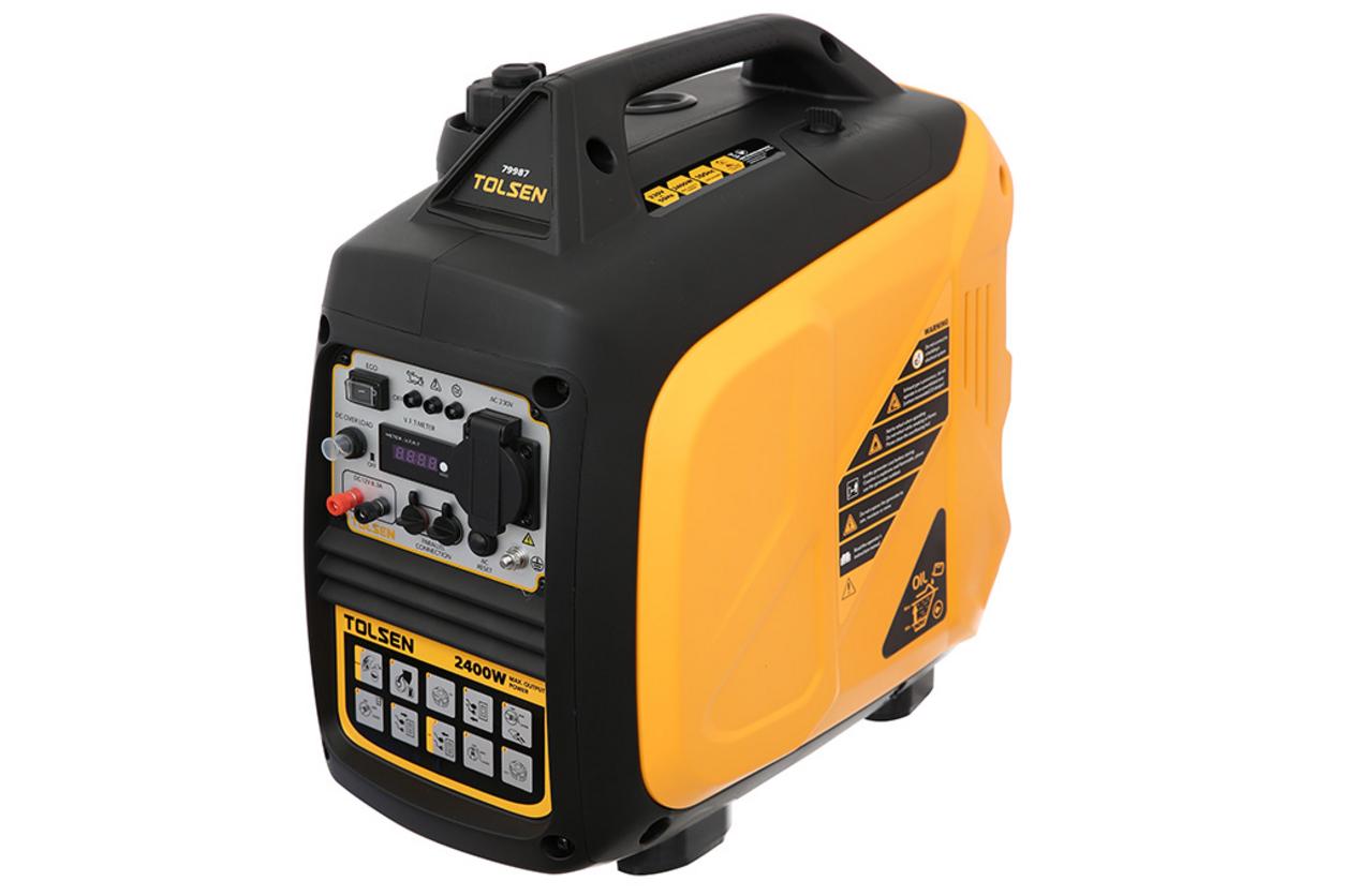 Tolsen 79987 2.200W cho điện dự phòng gọn nhẹ, ổn định và dễ di chuyển
