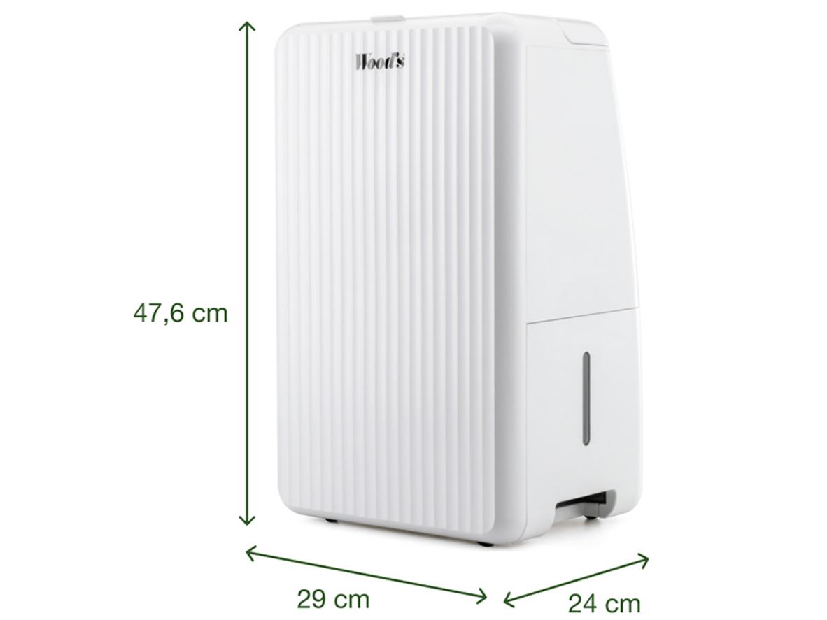 Công suất hút ẩm 12 lít/ngày phù hợp nhu cầu gia đình cơ bản.